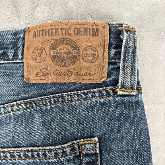 Eddie Bauer Authentic Denim Jeans Mens 35x30 (Fits 35x29.5) Straight Leg - Picture 11 of 16